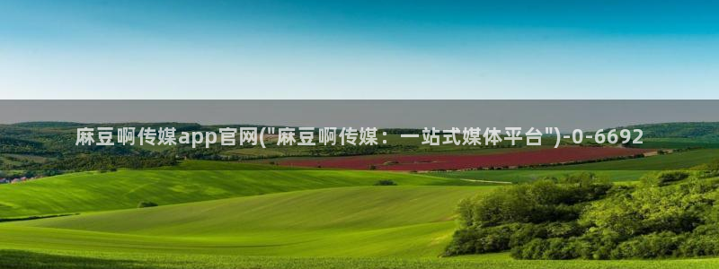 麻豆经纪传媒官网：麻豆啊传媒app官网(\